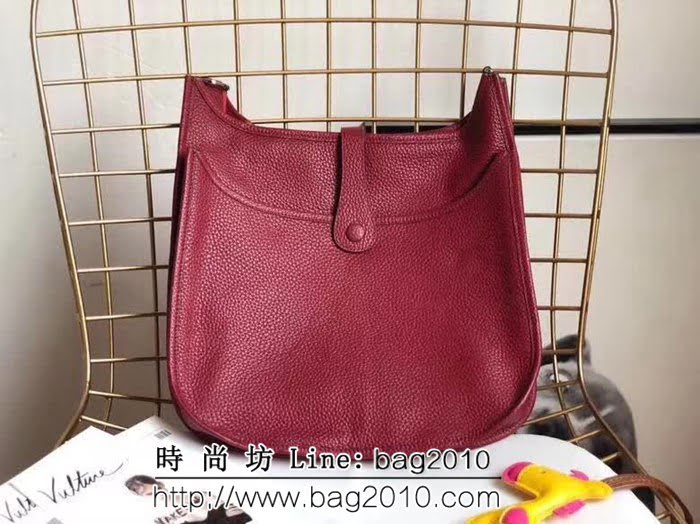 愛馬仕Hermes Evelyn 伊芙琳挎包 男女同款 0AM1616